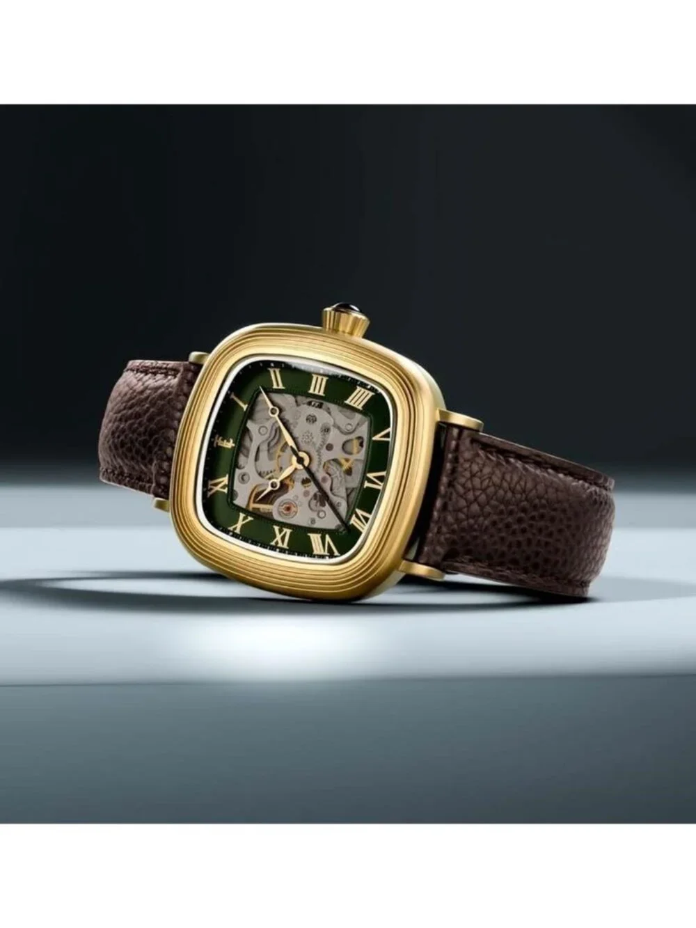 NWT Thomas Earnshaw Heritage Green Dial Men's Watch